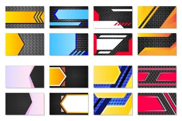 Business Cards: Modern Graphics & Print Templates