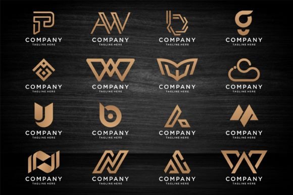 Monogram Logo Design - SVG File - PART 7