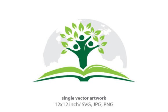 Planet Earth, Book, Kids and Tree Graphics