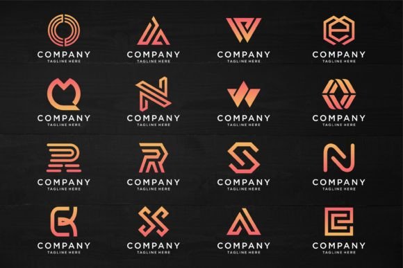 Set of Monogram Logo Design. PART 5