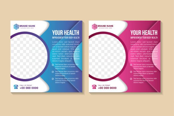 Your Health Square Banner: Social Media Templates & Graphics